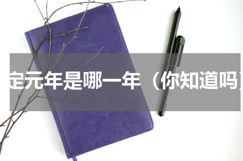 大定元年是哪一年（你知道吗）