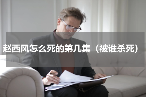 赵西风怎么死的第几集（被谁杀死）