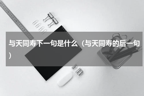 与天同寿下一句是什么（与天同寿的后一句）