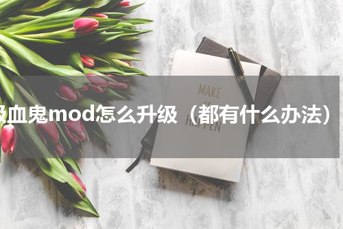 吸血鬼mod怎么升级（都有什么办法）