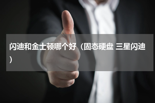 闪迪和金士顿哪个好（固态硬盘 三星闪迪）