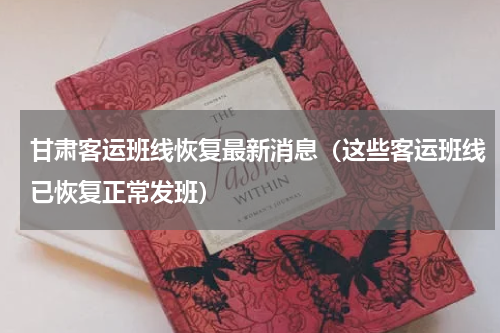 甘肃客运班线恢复最新消息（这些客运班线已恢复正常发班）