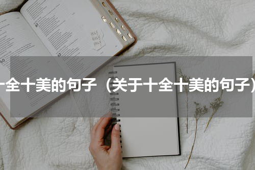 十全十美的句子（关于十全十美的句子）