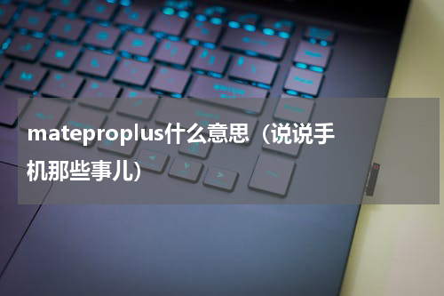 mateproplus什么意思（说说手机那些事儿）