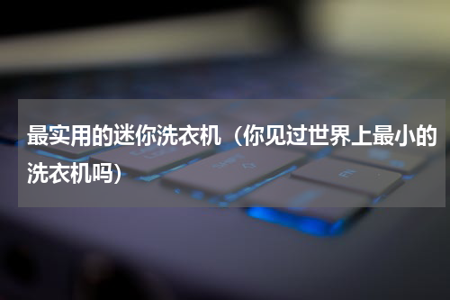 最实用的迷你洗衣机（你见过世界上最小的洗衣机吗）