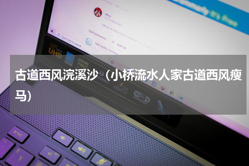 古道西风浣溪沙（小桥流水人家古道西风瘦马）