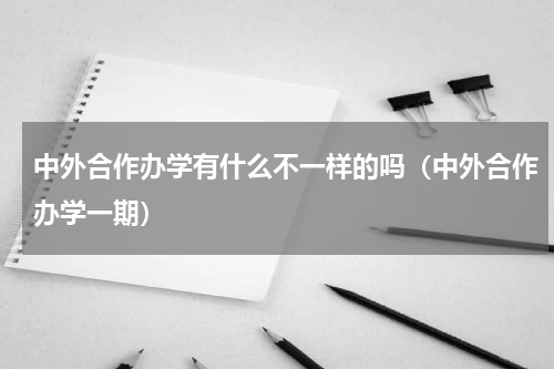 中外合作办学有什么不一样的吗（中外合作办学一期）