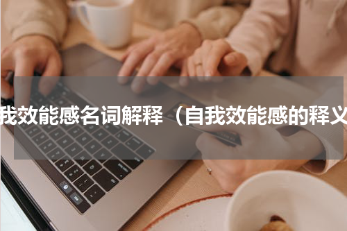 自我效能感名词解释（自我效能感的释义）