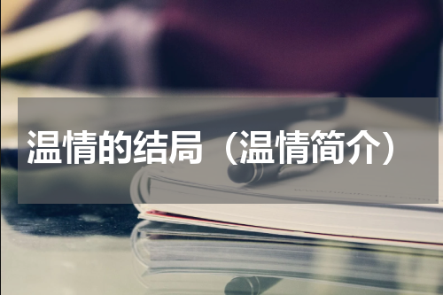 温情的结局（温情简介）