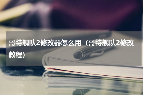哥特舰队2修改器怎么用（哥特舰队2修改教程）