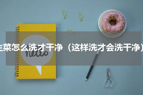 生菜怎么洗才干净（这样洗才会洗干净）