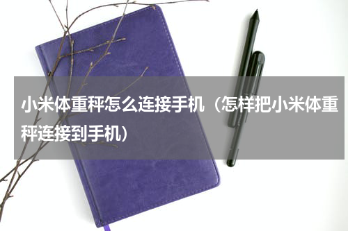 小米体重秤怎么连接手机（怎样把小米体重秤连接到手机）