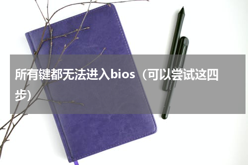 所有键都无法进入bios（可以尝试这四步）
