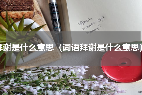拜谢是什么意思（词语拜谢是什么意思）