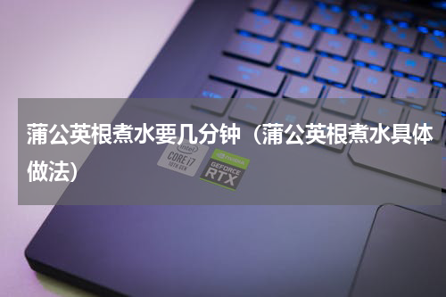 蒲公英根煮水要几分钟（蒲公英根煮水具体做法）