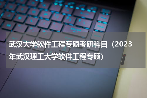 武汉大学软件工程专硕考研科目（2023年武汉理工大学软件工程专硕）