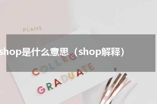 shop是什么意思（shop解释）