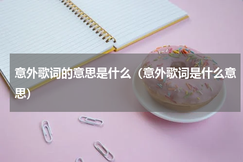 意外歌词的意思是什么（意外歌词是什么意思）
