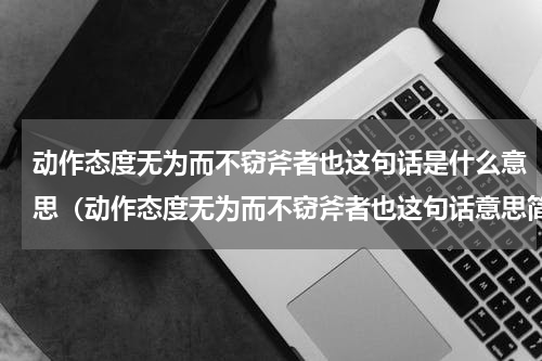 动作态度无为而不窃斧者也这句话是什么意思（动作态度无为而不窃斧者也这句话意思简述）