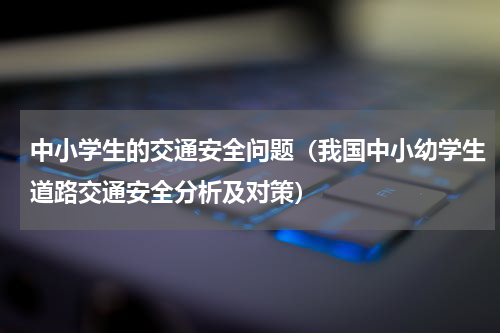 中小学生的交通安全问题（我国中小幼学生道路交通安全分析及对策）