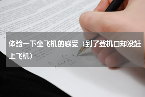 体验一下坐飞机的感受（到了登机口却没赶上飞机）