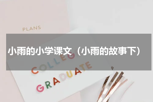 小雨的小学课文（小雨的故事下）