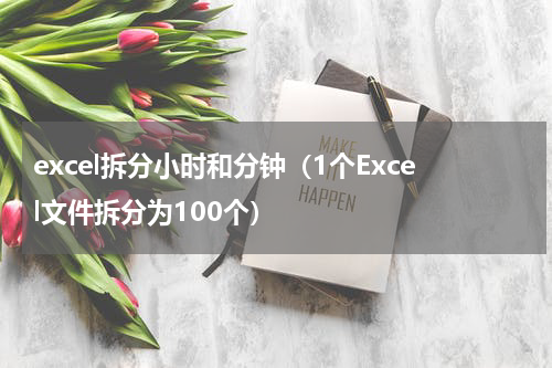excel拆分小时和分钟（1个Excel文件拆分为100个）