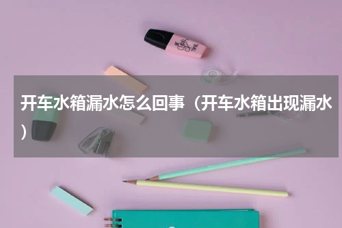 开车水箱漏水怎么回事（开车水箱出现漏水）