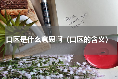 口区是什么意思啊（口区的含义）