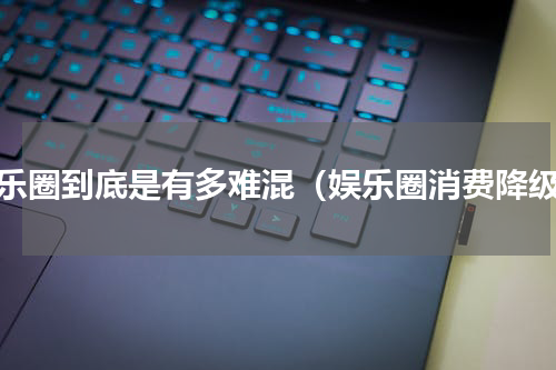 娱乐圈到底是有多难混（娱乐圈消费降级）