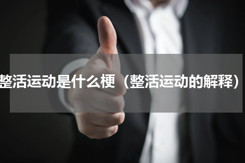 整活运动是什么梗（整活运动的解释）