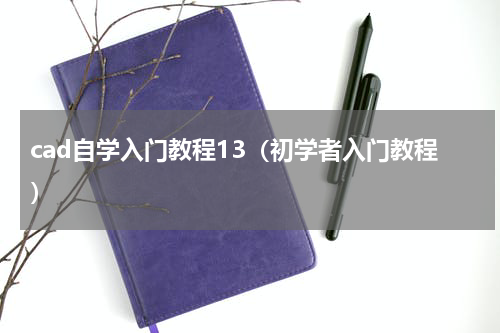 cad自学入门教程13（初学者入门教程）