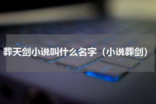 葬天剑小说叫什么名字（小说葬剑）