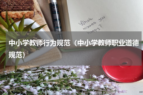 中小学教师行为规范（中小学教师职业道德规范）