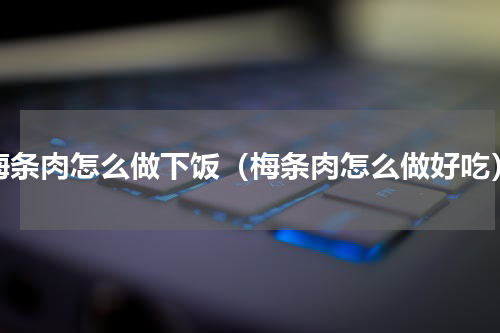 梅条肉怎么做下饭（梅条肉怎么做好吃）
