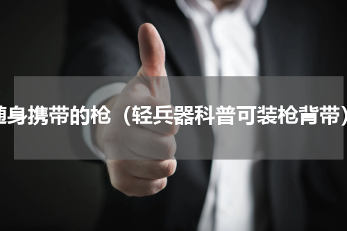 随身携带的枪（轻兵器科普可装枪背带）