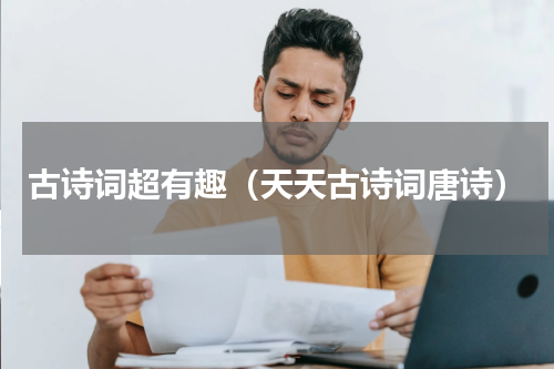 古诗词超有趣（天天古诗词唐诗）