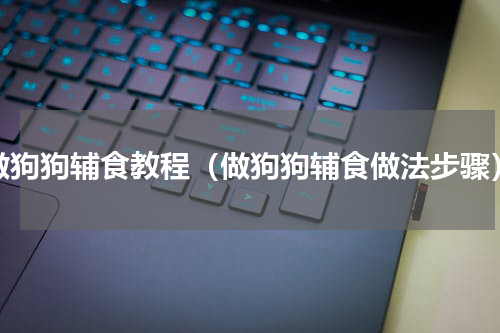 做狗狗辅食教程（做狗狗辅食做法步骤）