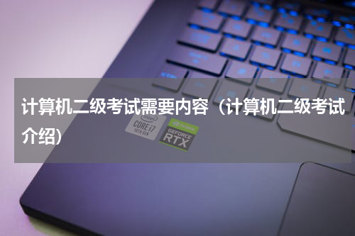 计算机二级考试需要内容（计算机二级考试介绍）