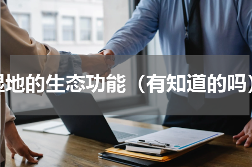 湿地的生态功能（有知道的吗）