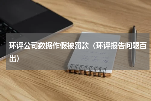 环评公司数据作假被罚款（环评报告问题百出）