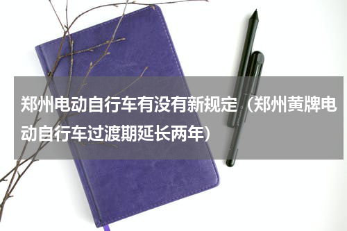 郑州电动自行车有没有新规定（郑州黄牌电动自行车过渡期延长两年）