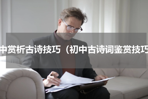 初中赏析古诗技巧（初中古诗词鉴赏技巧）