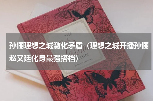 孙俪理想之城激化矛盾（理想之城开播孙俪赵又廷化身最强搭档）
