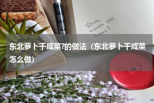 东北萝卜干咸菜?的做法（东北萝卜干咸菜怎么做）