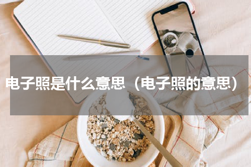 电子照是什么意思（电子照的意思）