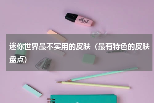 迷你世界最不实用的皮肤（最有特色的皮肤盘点）