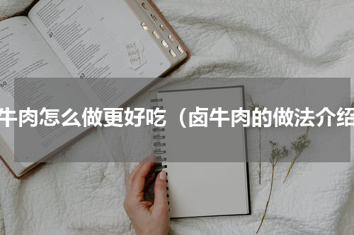 卤牛肉怎么做更好吃（卤牛肉的做法介绍）