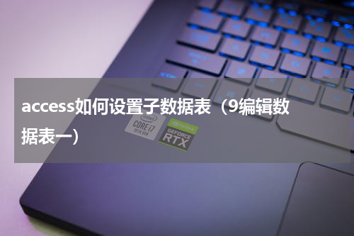 access如何设置子数据表（9编辑数据表一）
