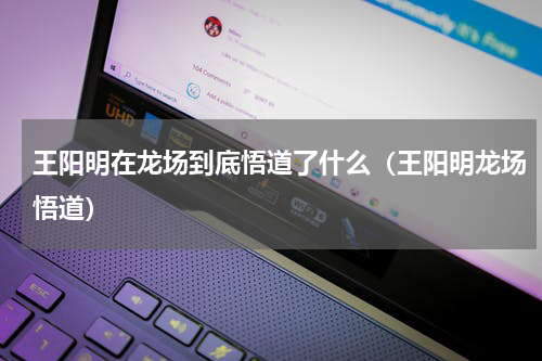 王阳明在龙场到底悟道了什么（王阳明龙场悟道）